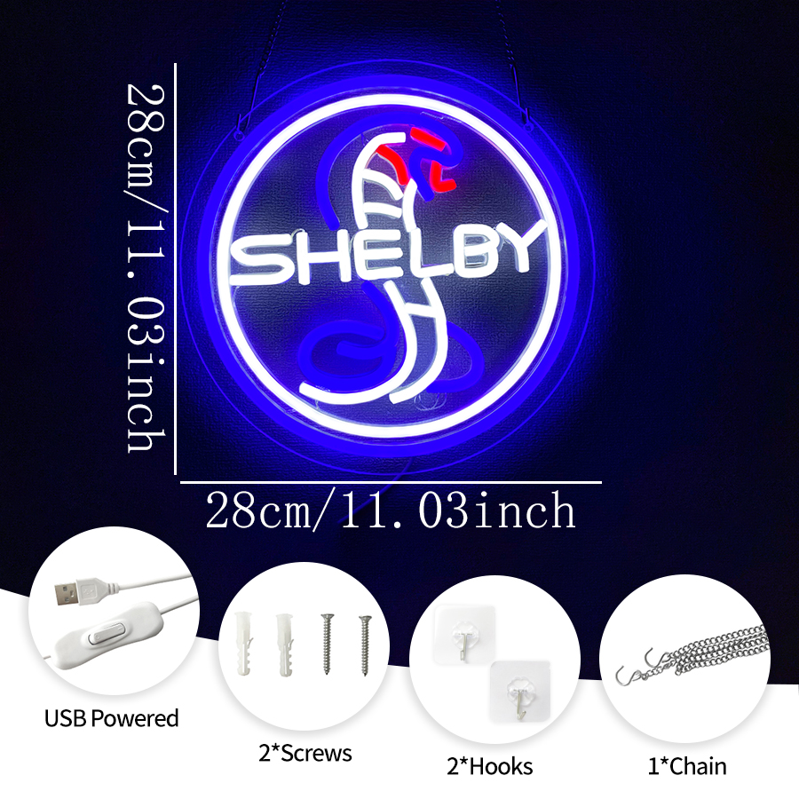 Shelby Neon Lights, Shelby Cob - Home Cinema Logo 评论和价格