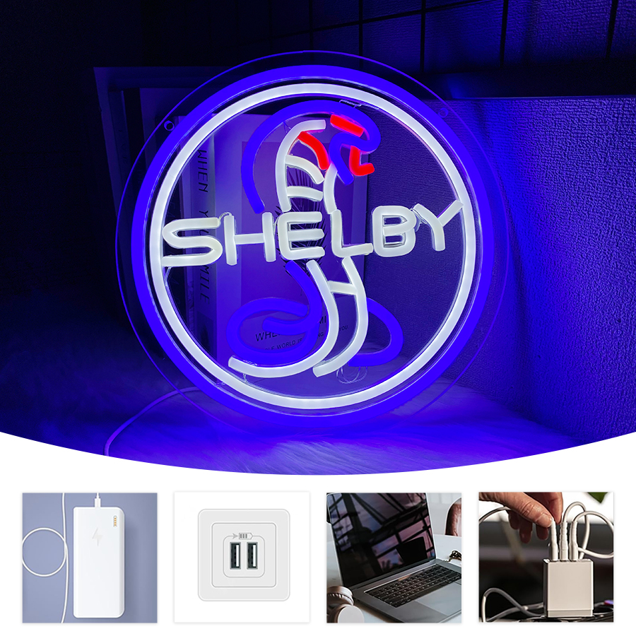 Shelby Neon Lights, Shelby Cob - Home Cinema Logo 评论和价格